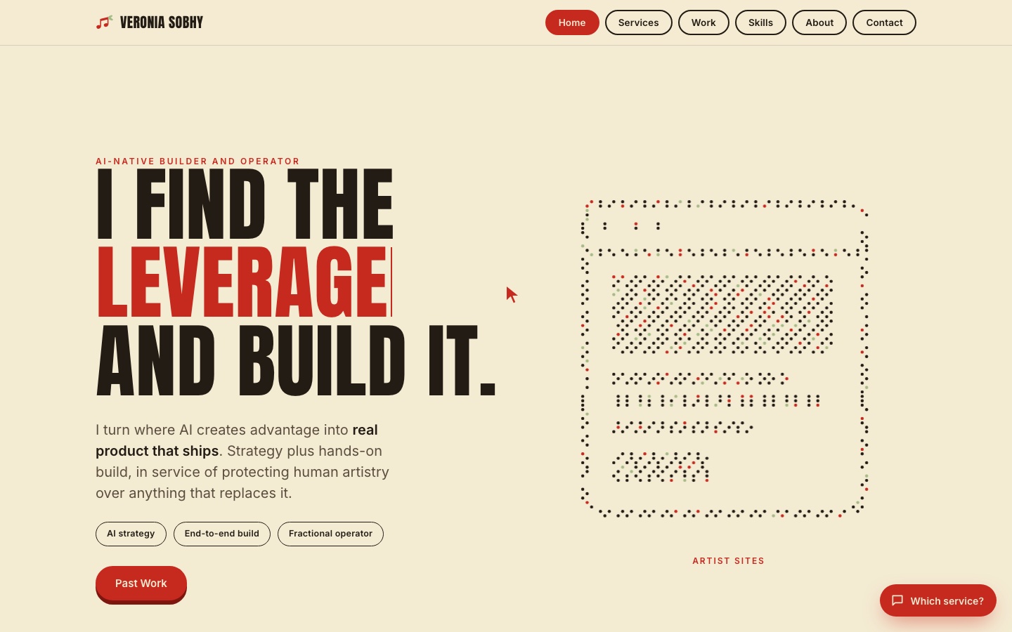 This portfolio site
